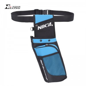 Nika Archery 430023 Archery Arrow Quiver Canvas Deposit Arrows Waist Hanging Single Shoulder for Shooting Hunting Accessories