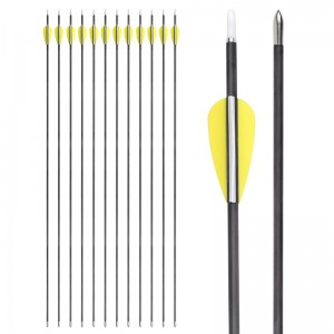 Elong Outdoor 121125  ID3.2mm Pure Carbon Arrow 32\'\' Archery Carbon Arrows For Target Shooting And Practice