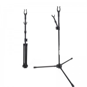 Elongarrow Archery Accessory Recurve Bow Stand Holder Folable Fiberglass Bow Rack Bolding Bow