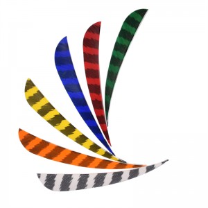 NIKA Archery 172104  4inch Streamline Strip Turkey Feather For Archery Carbon/Aluminum Arrow Shooting