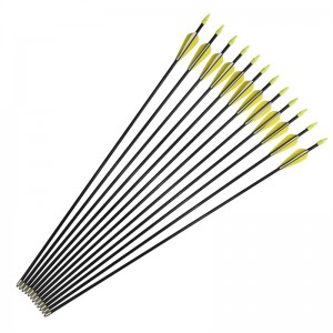 Elong Outdoor 110010 ID5mm 30inch Fiberglass Arrow TPU Vanes Archery Shooting Practice