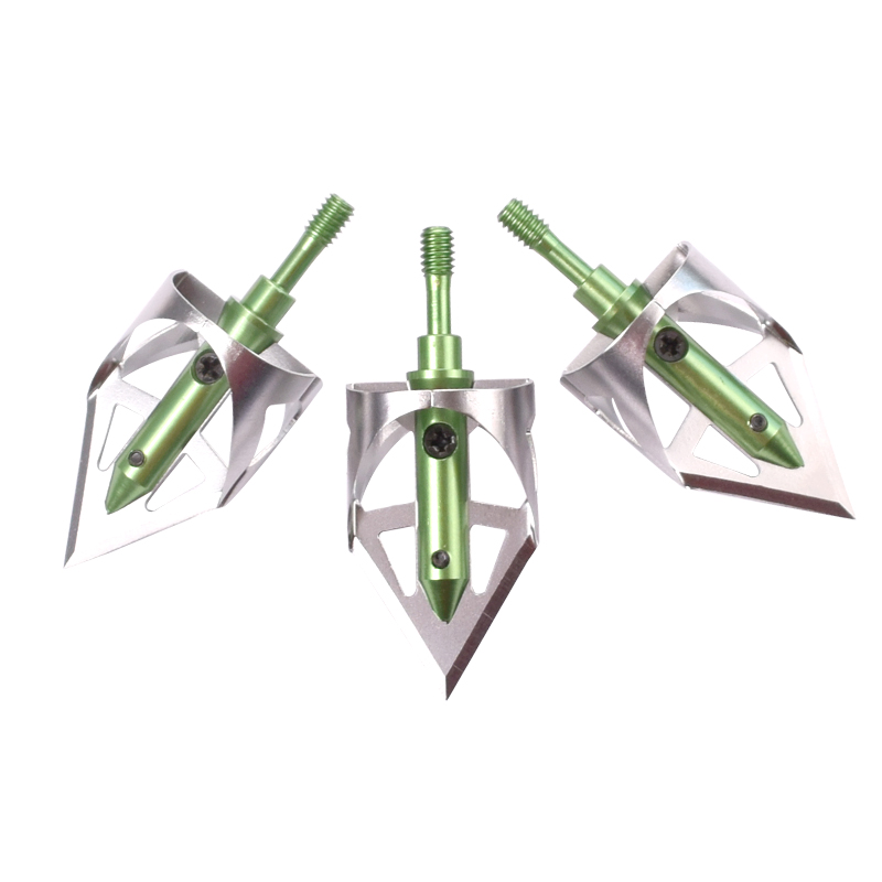 NIKA Archery 15B025  100 Grain Broadheads Archery Crossbow Bolt Hunting Crossbow Arrow Tips Hunt