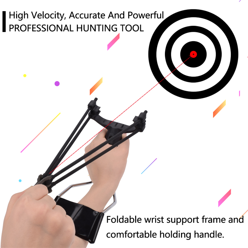 Elong Outdoor 3100G8-03 Professional Slingshot Set,Outdoor Hunting Sling Shot with High Velocity Catapult for Adult and Kids