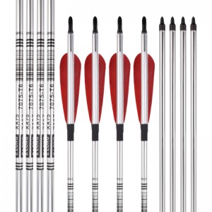 Elong Outdoor 113149-01 30inch Aluminum Arrow Turkey Feather Archery Shooting Practice