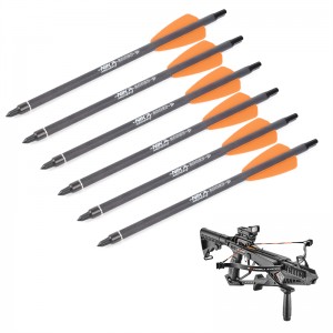 Nika Archery 113167-14 7.5inch ID6.2mm Carbon Crossbow Bolts Plastic Nock COBRA SYSTEM ADDER/R9/RX Archery Shooting