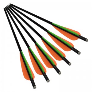 Elong Outdoor 117006 14inch OD8mm Fiberglass Crossbow Bolt Archery Hunting Using Crossbow Bolts