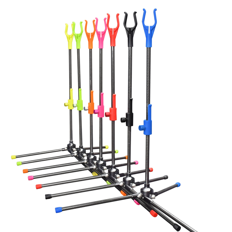 NIKA Archery  46ST06  3K Carbon Recurve Bow Stand For Achery Recurve Bow Holder