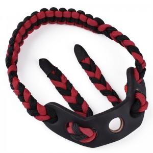 Elong Outdoor 470016 Red And Black Archery Bow Wrist Sling Fit For Compound Bow