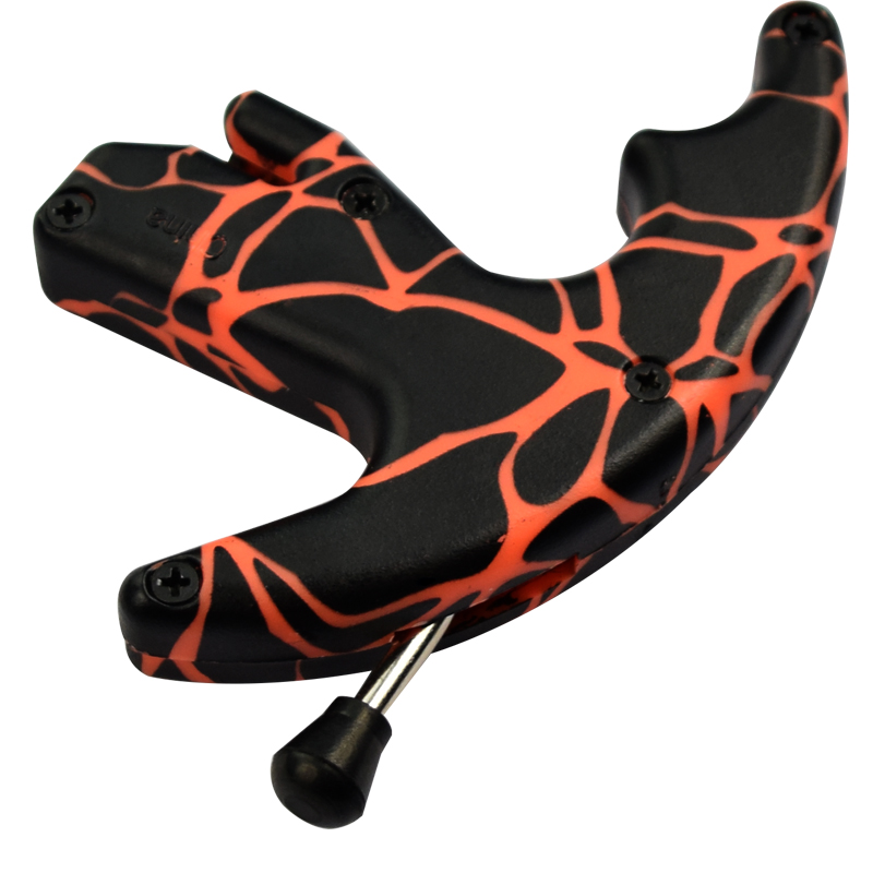 Elong Outdoor 42RA01-OGS Orange Camo Thumb Release Aid Archery Compound Bow Shooting Aids