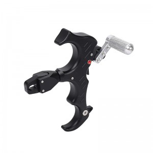 Elong Outdoor 42RA06-BK 360 Degree Rotate Clamp Compound Bow Release Aids Black Color