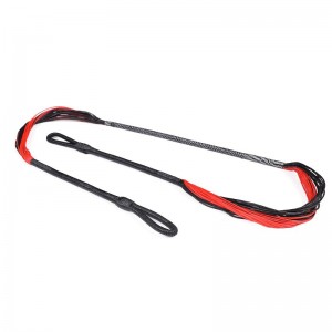 Elong Outdoor 280110-01 26.6inch 28 Strands Crossbow String Red Black Suitable For Over 150lbs Recurve Crossbow