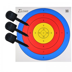 Elong Outdoor 422001 Archery Plastic Target Paper Pin Face Pin For Archery Shooting Equipment