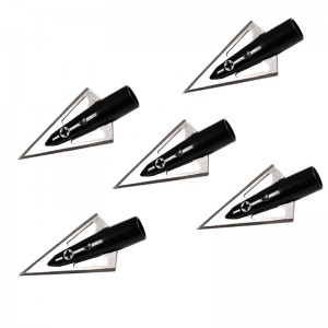 NIKA Archery 15B004 3 Blade 125 Grain Broadheads For Archery Crossbow Bolt Arrows Screw Tips Hunting