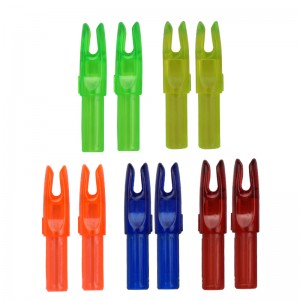 NIKA Archery 14N841 Plastic Insert Nock For Archery ID. 6.2mm Carbon/Aluminum Arrows Shooting