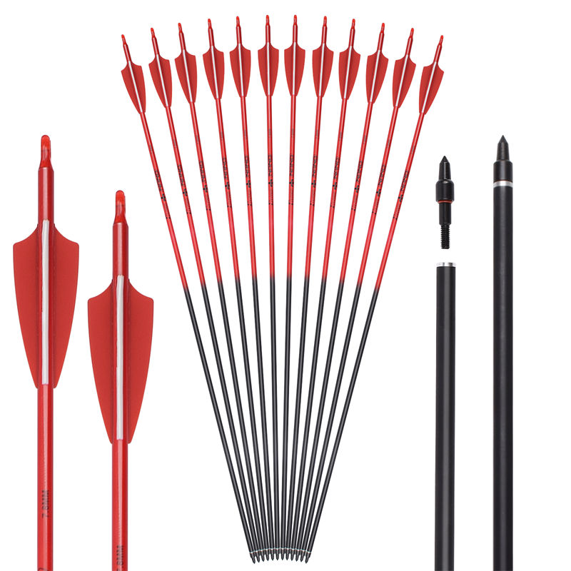 Elongarrow 115500-32 30inches OD7.8mm  Compound Recurve Bow Shooting Archery Rollfiberglass Arrows
