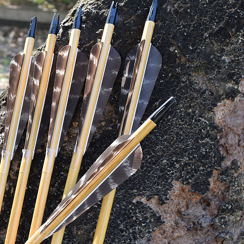 Wooden Arrow For Traditional Bow Archers