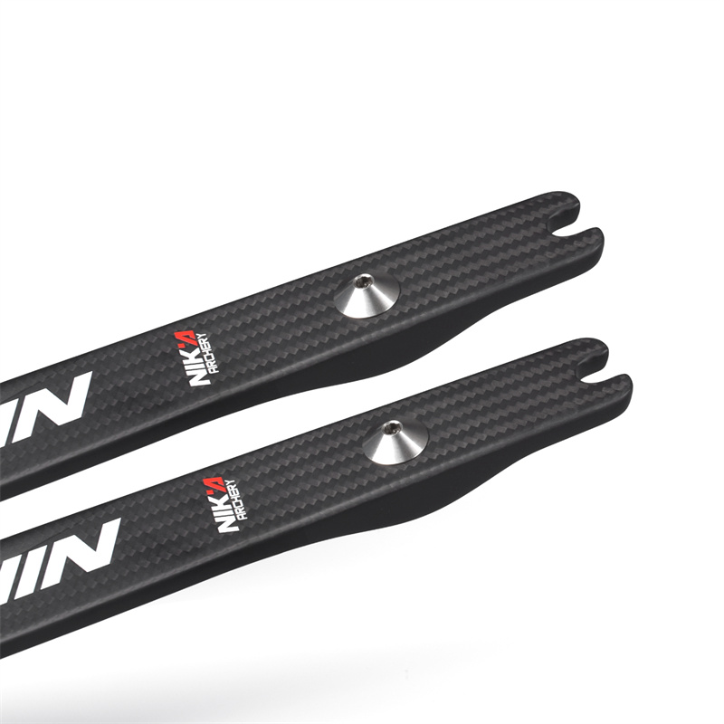 Carbon fiber in bow and arrrow.
