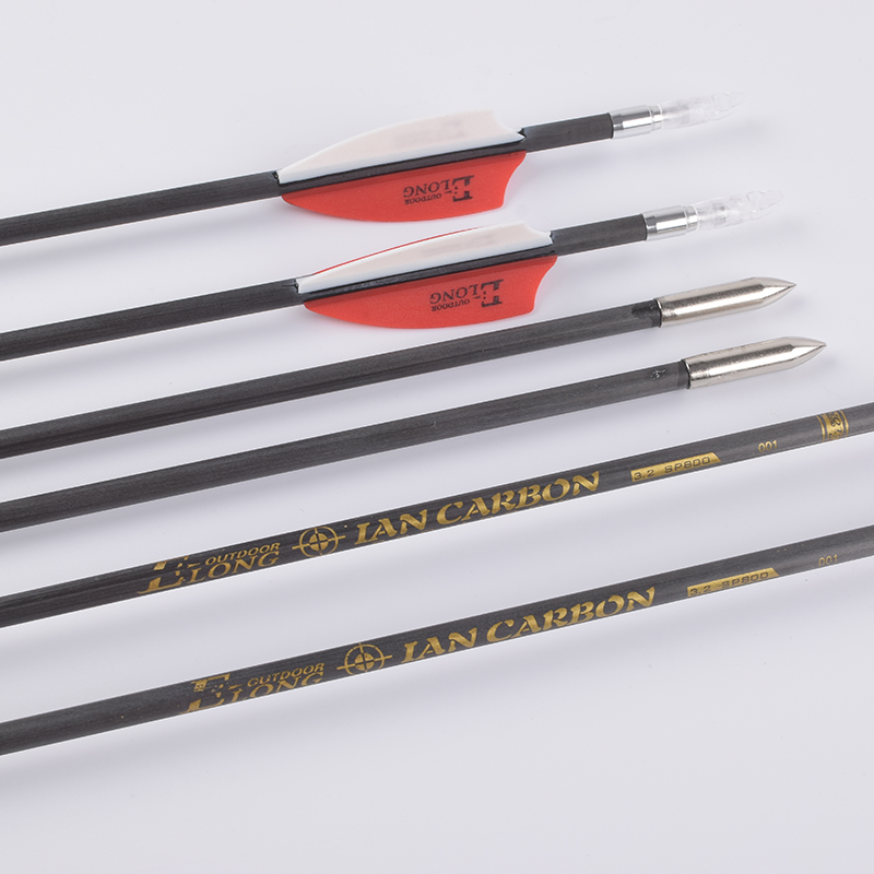 3.2mm Pure Carbon Arrow For Bow Archers