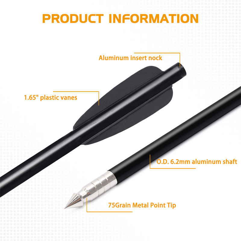 New Aluminum Arrow Bolts