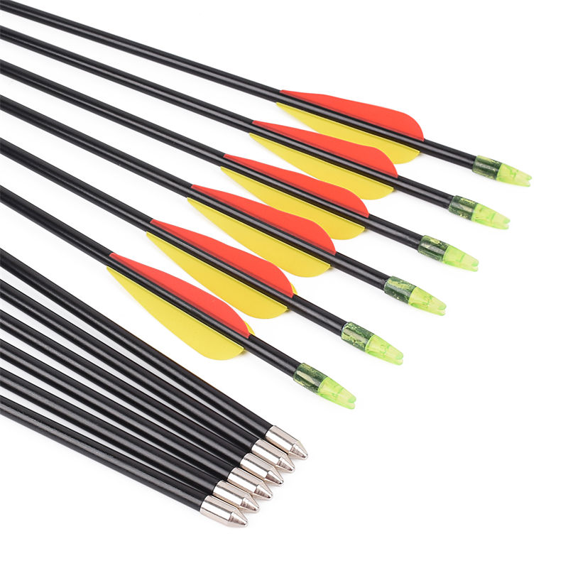 Fiberglass arrow  for youth archers
