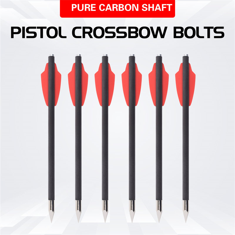 16CM Pure Carbon Arrows For Pistol Crossbow