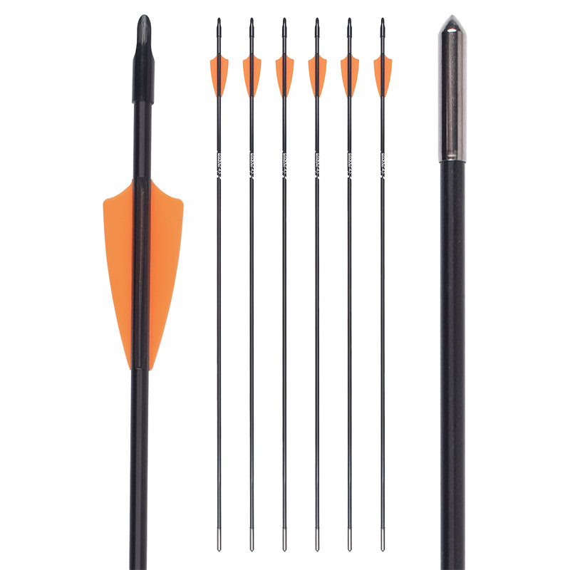 Fiberglass arrow for youth archers