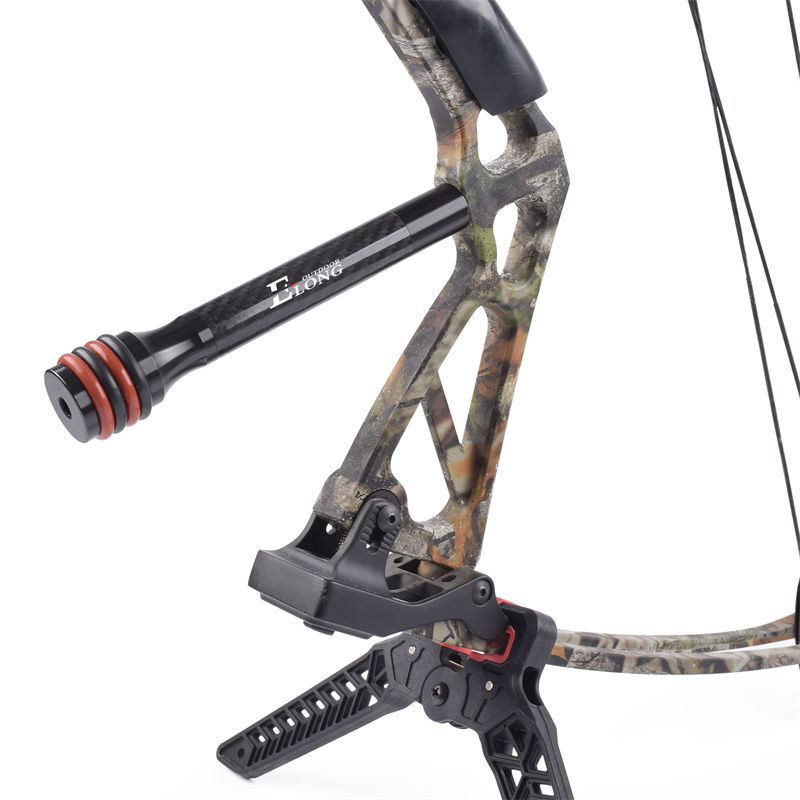 Compound bow equipment- damper shaft