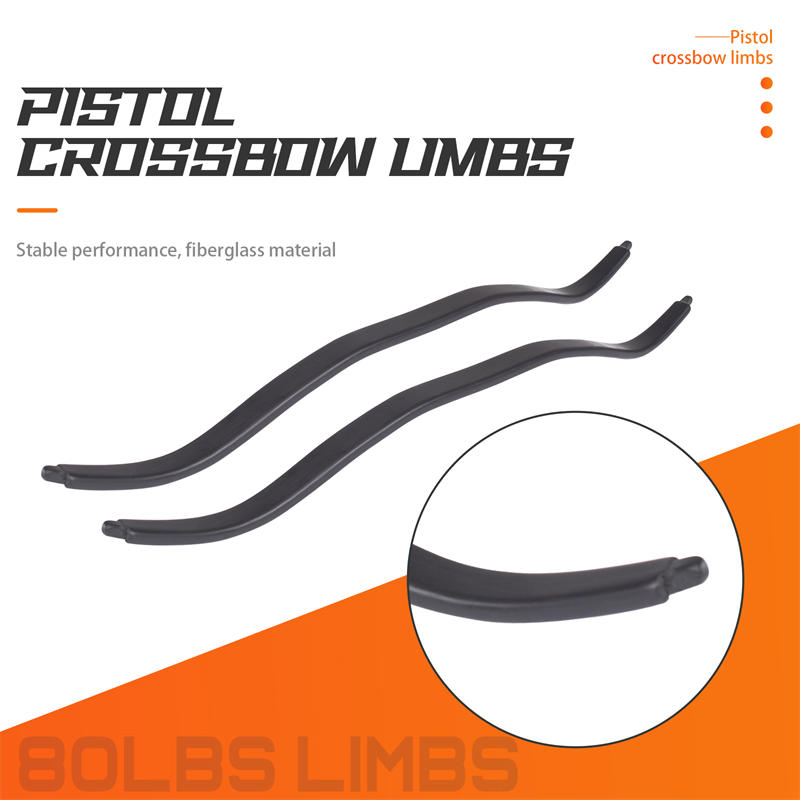Pistol crossbow limbs