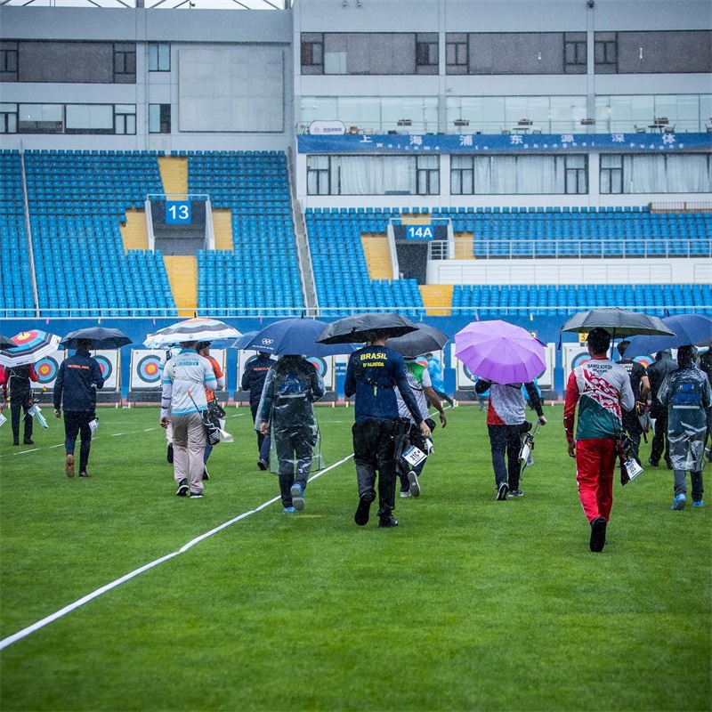 Shanghai Hyundai Archery World Cup In The Torrential Rains