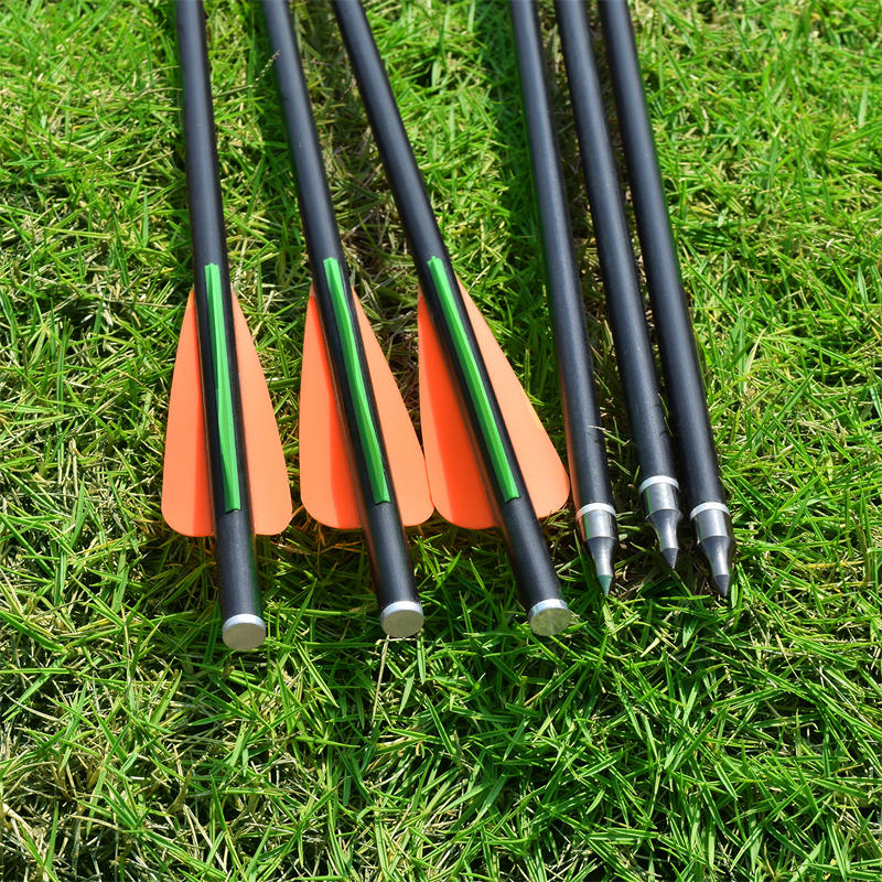 Fiberglass arrow for crossbow