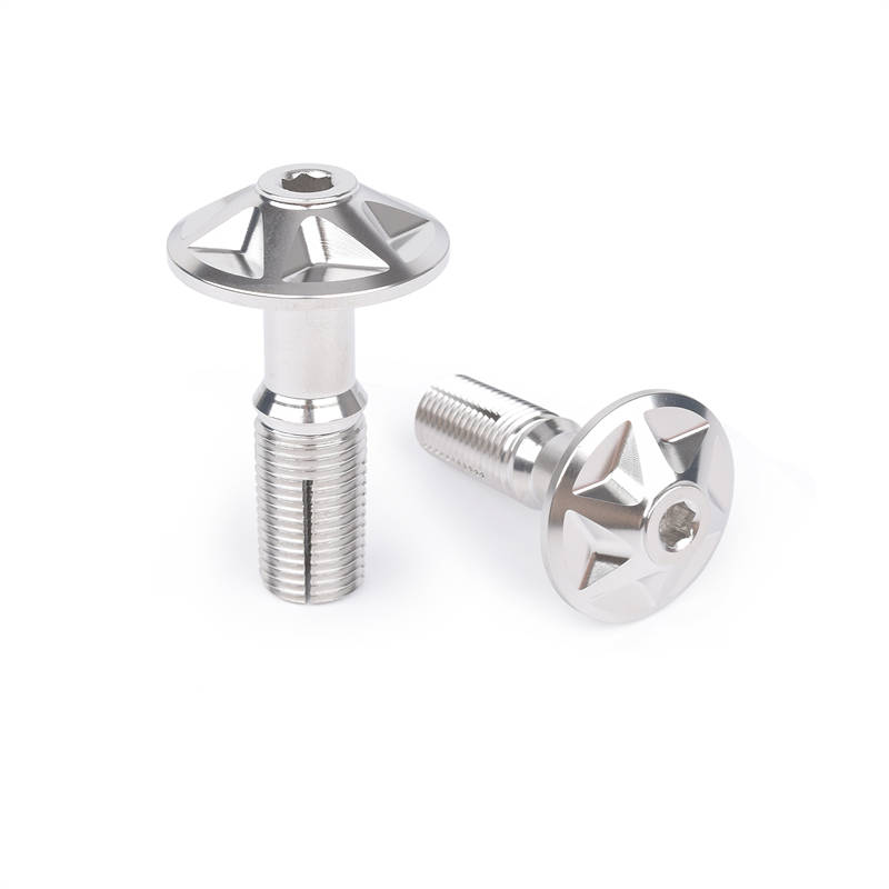 Screw bolts for recurve bow risers