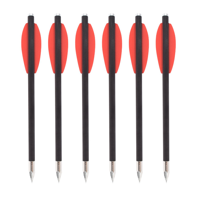 Carbon arrow bolts for pistol crossbow