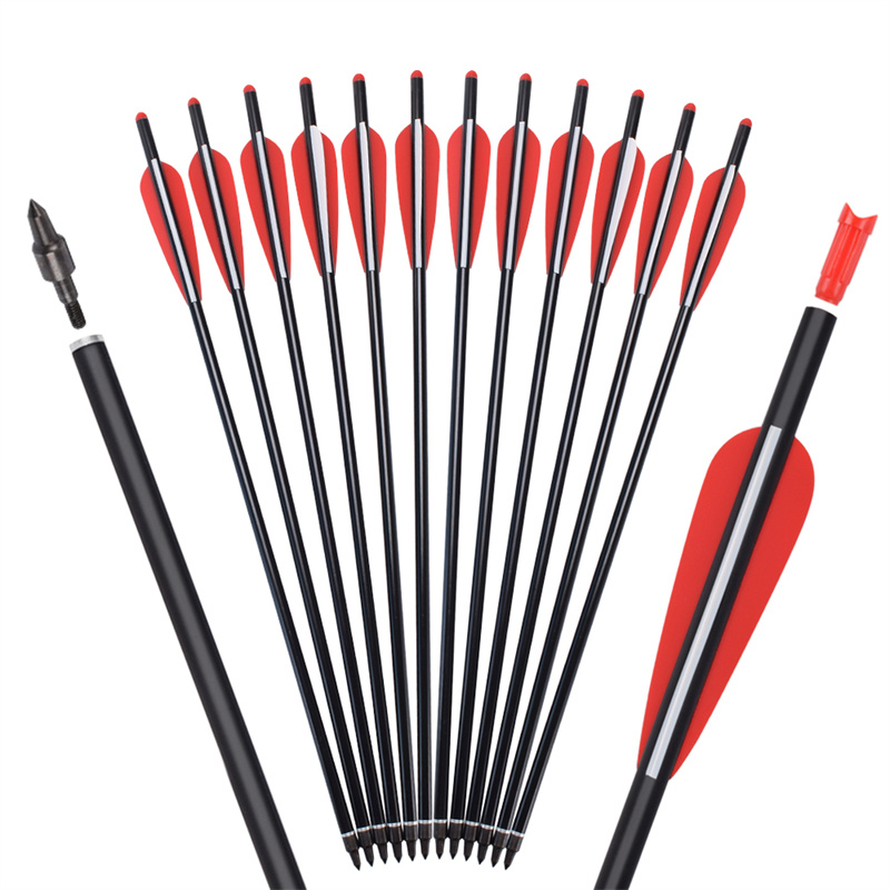 18 inches Aluminum arrow bolt for crossbow shooting