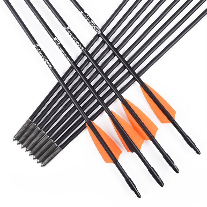 Fiberglass arrow for archers